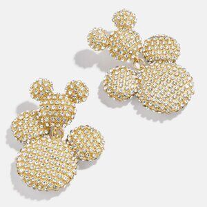 Mickey Mouse Pavé Statement Earrings